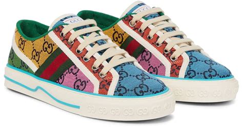 multicolor gucci tennis shoes|gucci tennis shoes on sale.